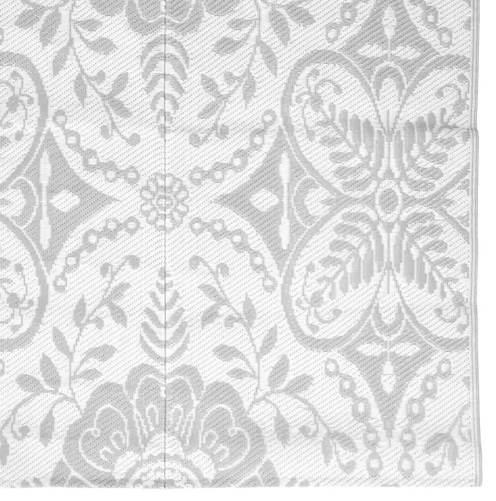 Tapete de exterior 160x230 cm ARAKIL PP cinzento-claro