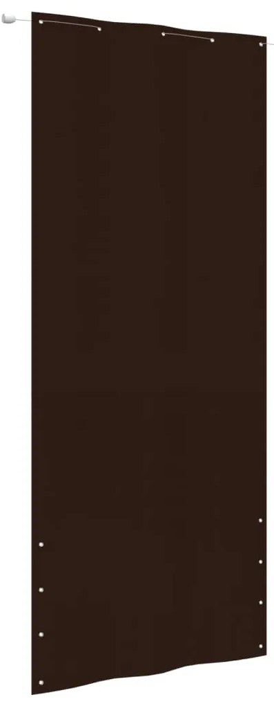 Tela de varanda 100x240 cm tecido oxford castanho