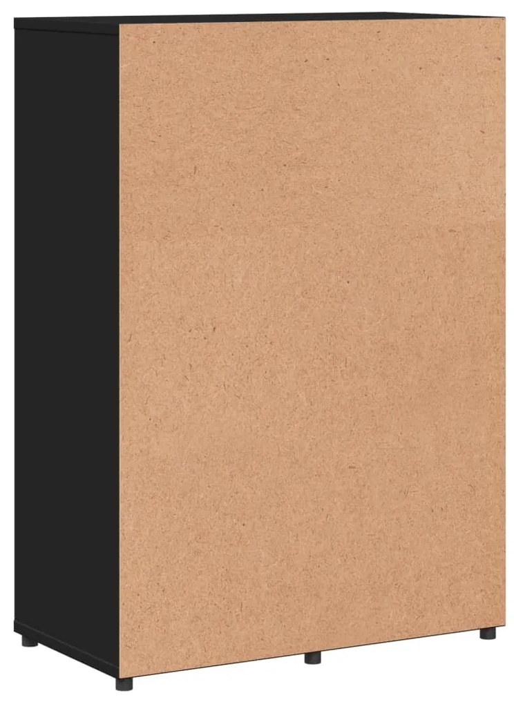 Aparadores 2 pcs 60x31x84 cm derivados de madeira preto