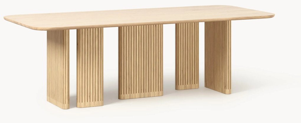 Mesa de jantar em madeira de carvalho Jolka, vários tamanhos