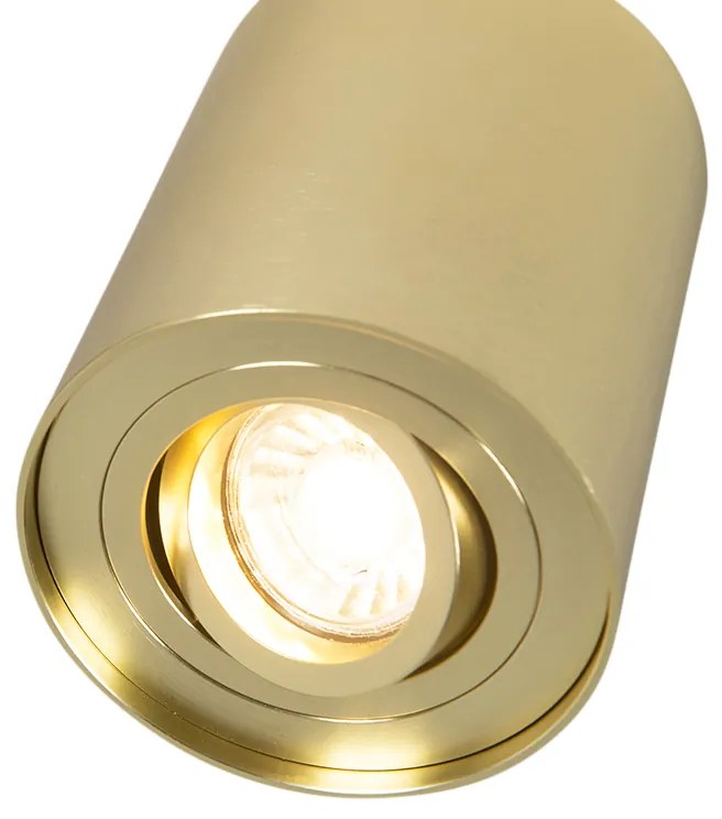 Foco de teto dourado/latão inclinável e rotativo - Rondoo up Moderno