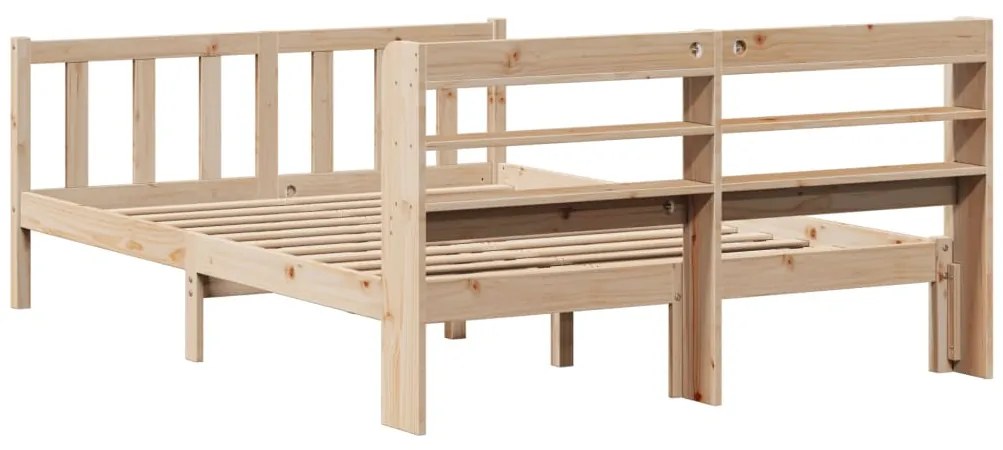 Cama sem colchão 120x190 cm madeira de pinho maciça
