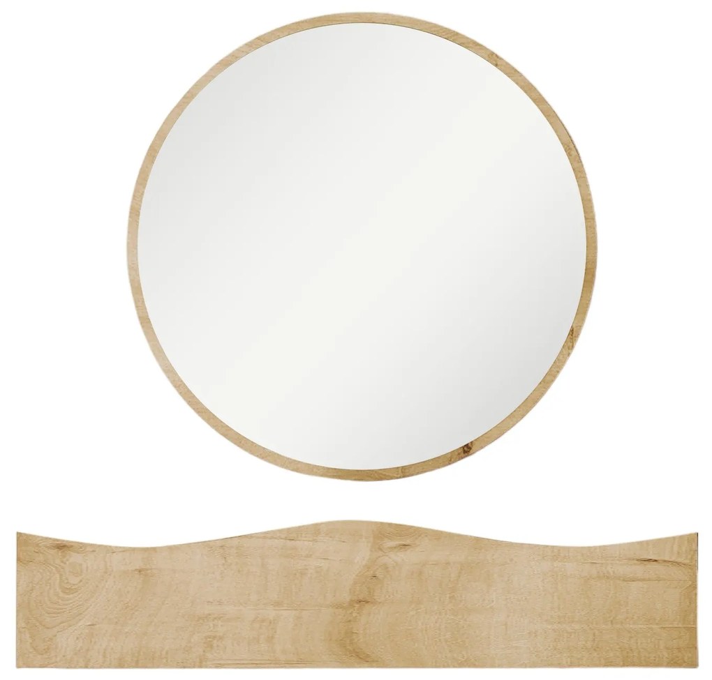 Cômoda Princesse – Carvalho – 82 cm x 15 cm x 30 cm