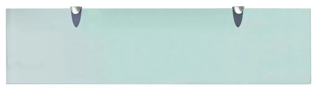 Prateleiras flutuantes 2 pcs vidro 80x20 cm 8 mm