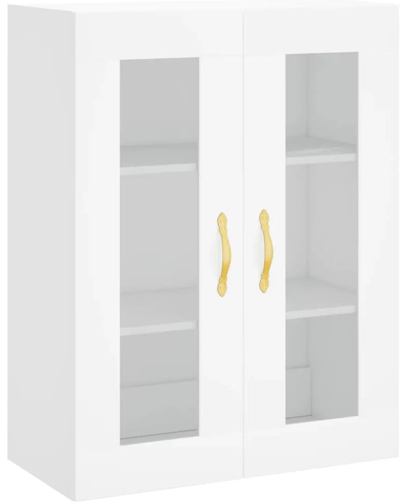 Móveis de parede 2 pcs derivados de madeira branco