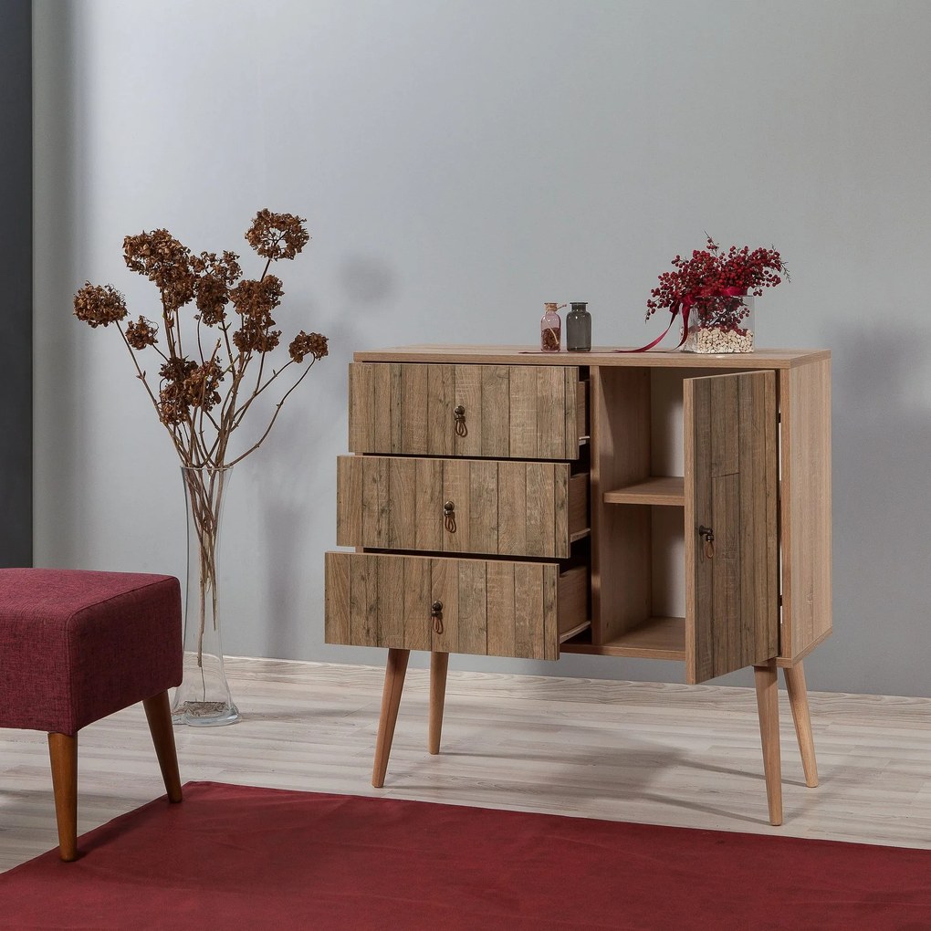Cómoda Verybox – Carvalho Sonoma – 90x90x40 cm