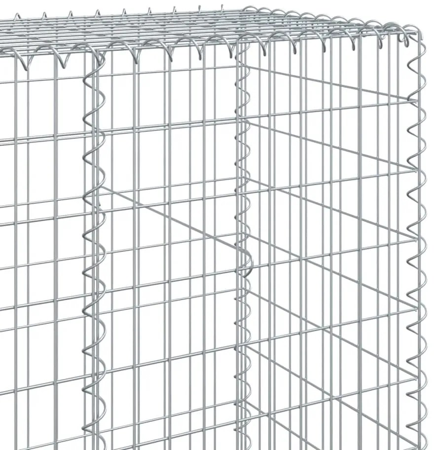 Cesto gabião com cobertura 200x50x200 cm ferro galvanizado