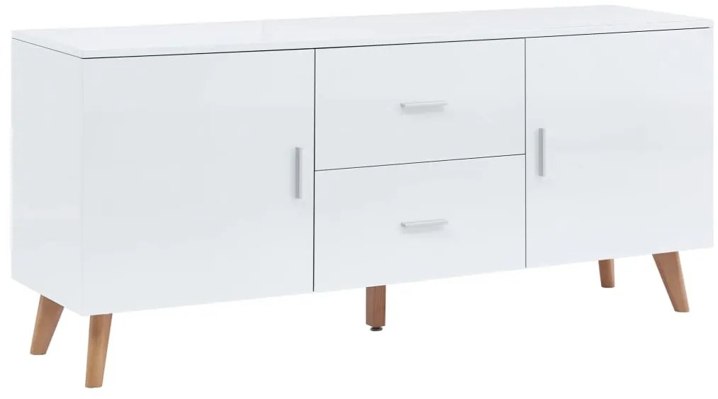 Aparador 160x40x70 cm MDF branco