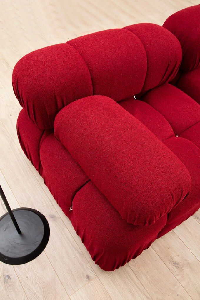 Sofá de Canto Bubble – Vermelho – 288 cm x 190 cm