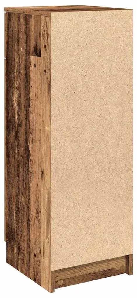 Gabinete de Banheiro vidaXL Madeira Velha 32x34x90 cm Madeira Compensa