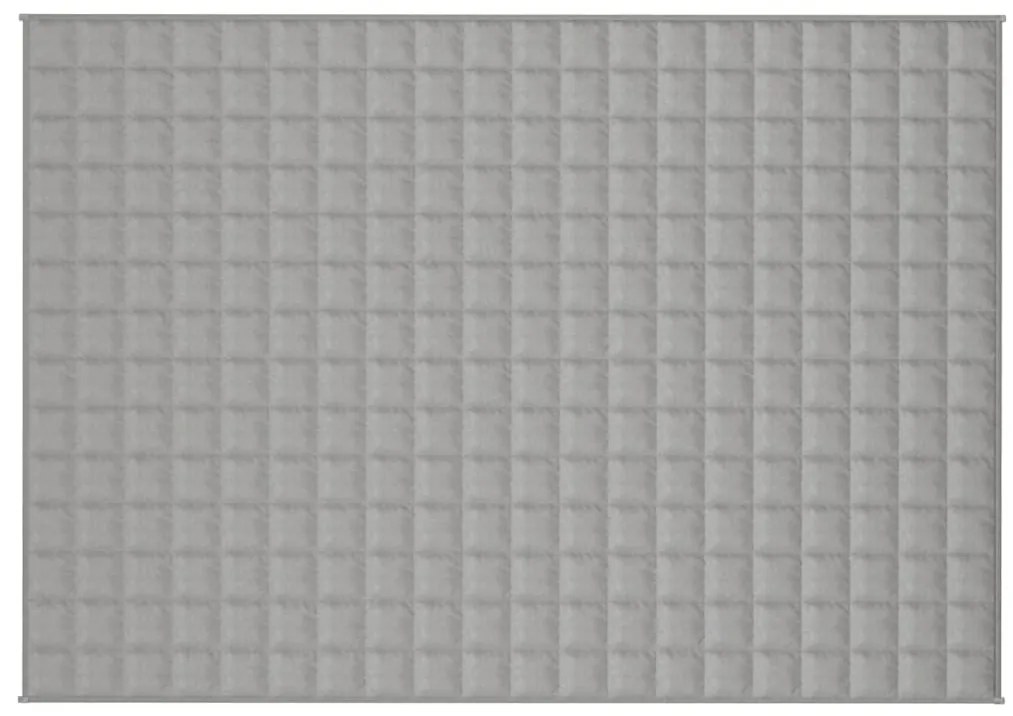 Manta pesada 10 kg 137x200 cm tecido cinza