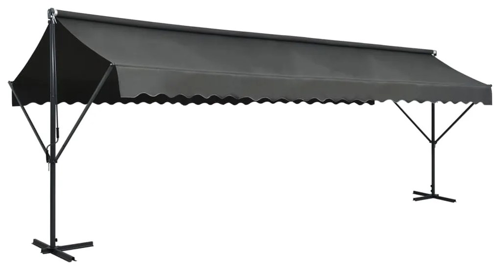 vidaXL Toldo de pé 600x300 cm antracite