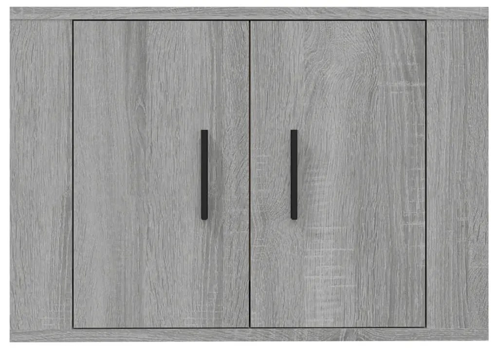 Móvel de TV para parede 57x34,5x40 cm cinzento sonoma