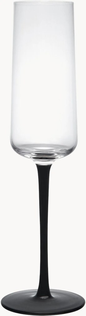 Copos de champanhe de cristal Palermo, conjunto de 4