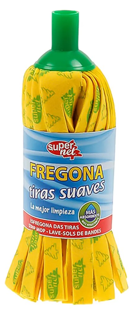 Esfregona Supernet Amarela 8X8X29.5cm