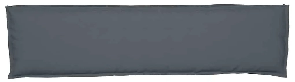 Almofada de Palete para Banco Antracite 150 x 40 x 8 cm, em Tecido Oxf