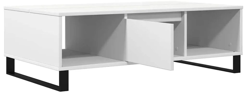 Mesa de centro 104x60x35 cm derivados de madeira branco