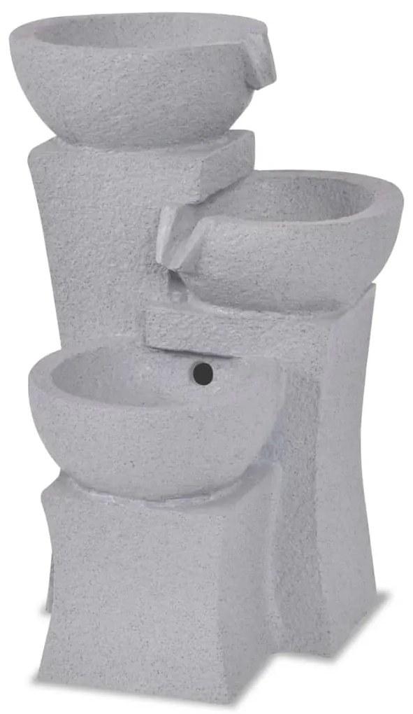 Fonte de interior com luz LED resina sintética
