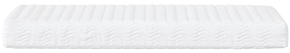 Sofá-cama com colchão 100x200 cm tecido cor creme
