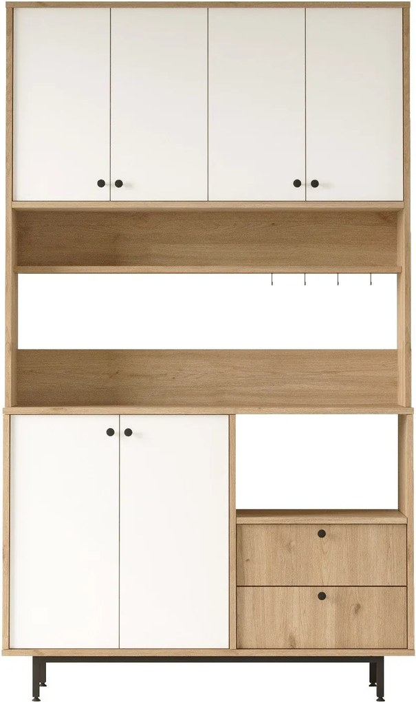 Mobiliário "RE7-SW" - Design Moderno - Oak
White