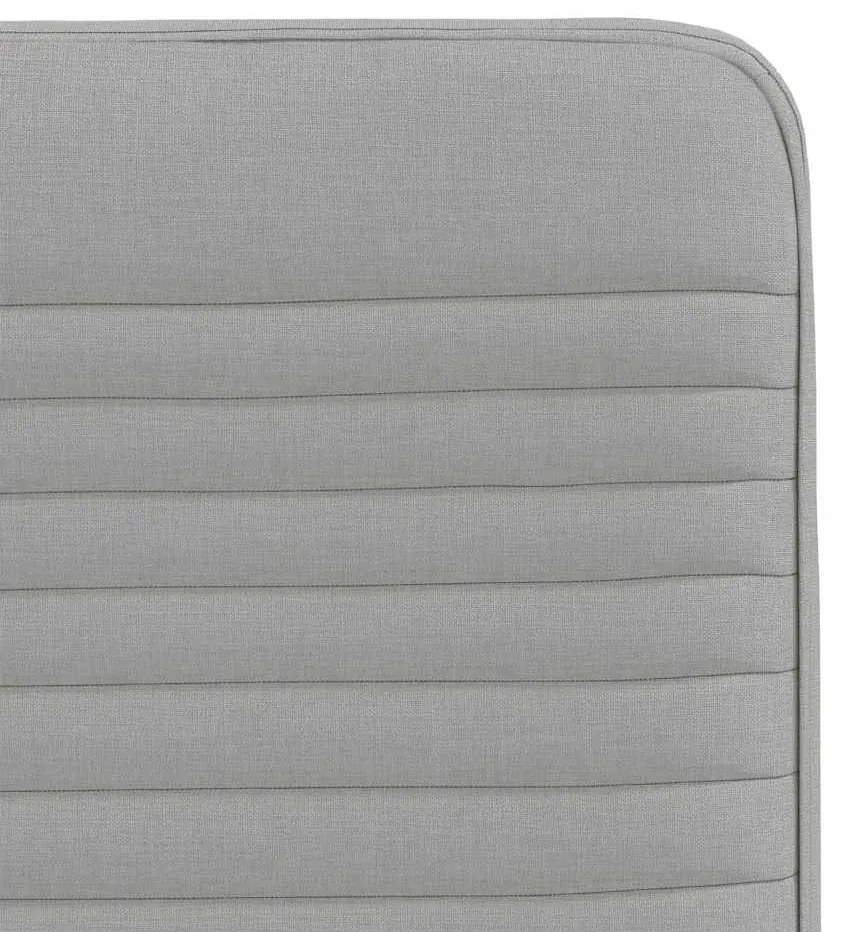 Cadeiras de jantar 4 pcs tecido cinza nuvem