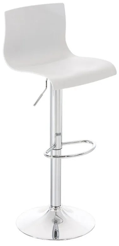 Banco de bar Hoover 39 x 84-104 x 36 cm Branco