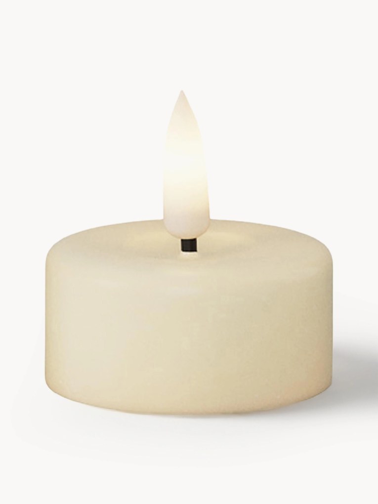 Vela LED artesanal Real Flame, conjunto de 4