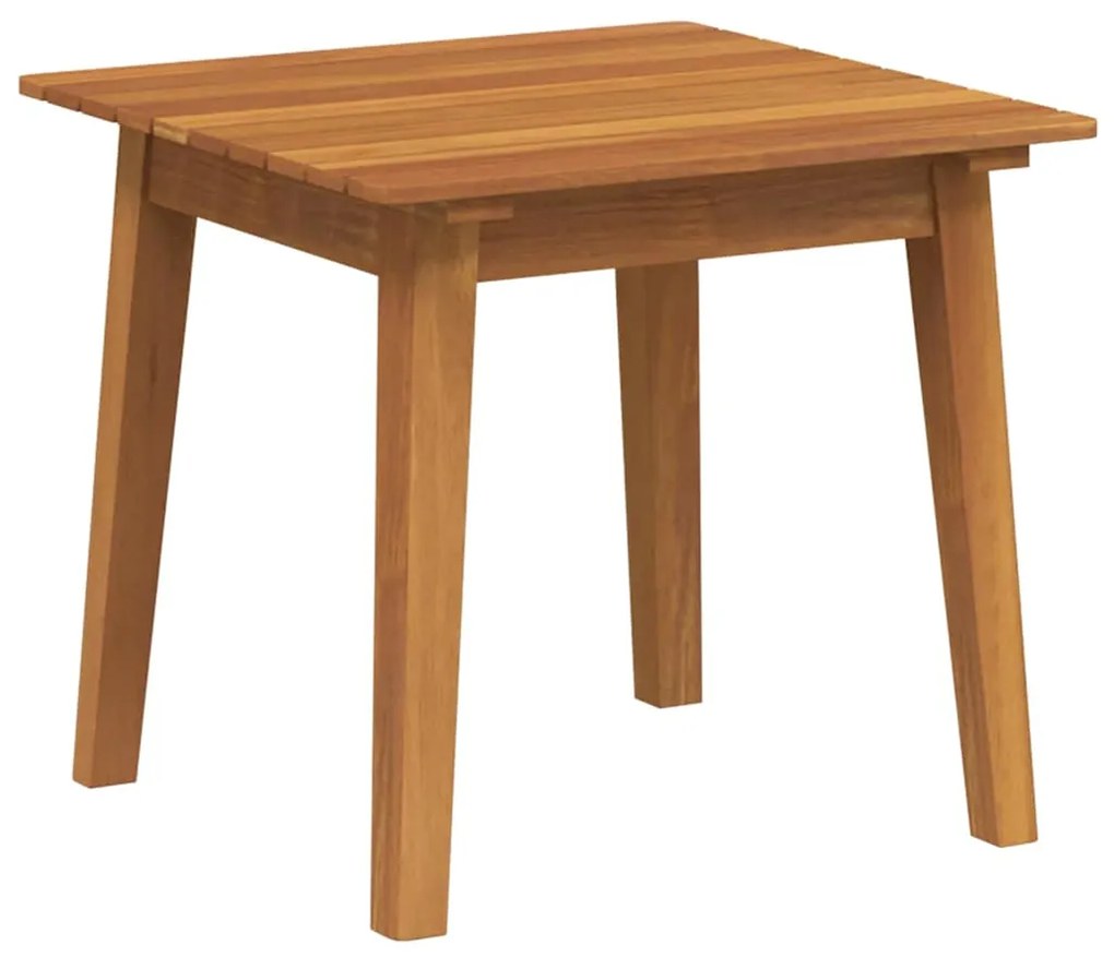 Mesa Lateral 45 x 45 x 40 cm em madeira de acácia sólida