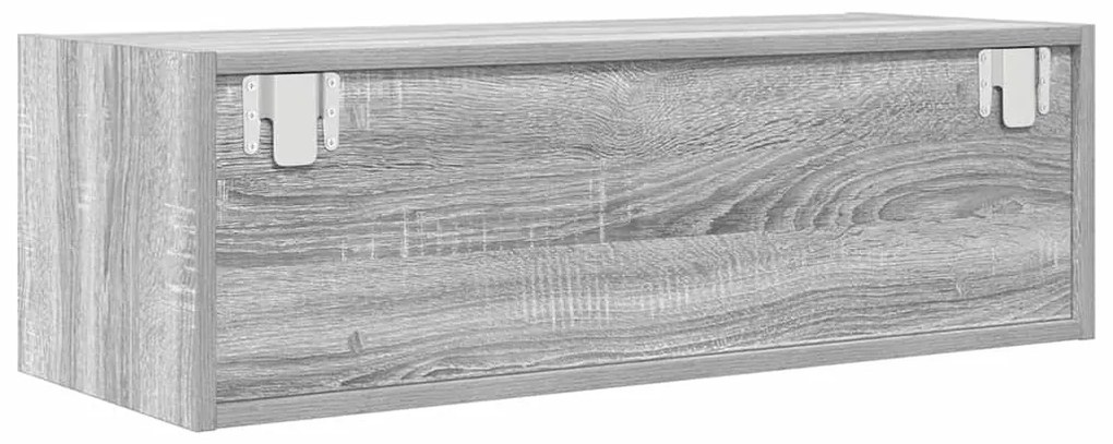 Móveis de TV 2pcs 80x31x25,5cm deriv. madeira sonoma cinzento