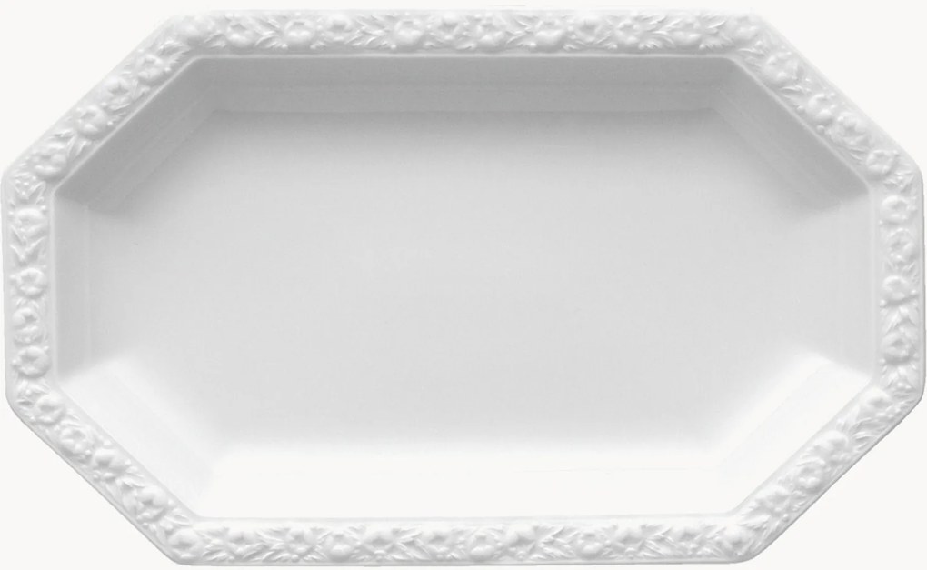 Prato de servir em porcelana Maria White