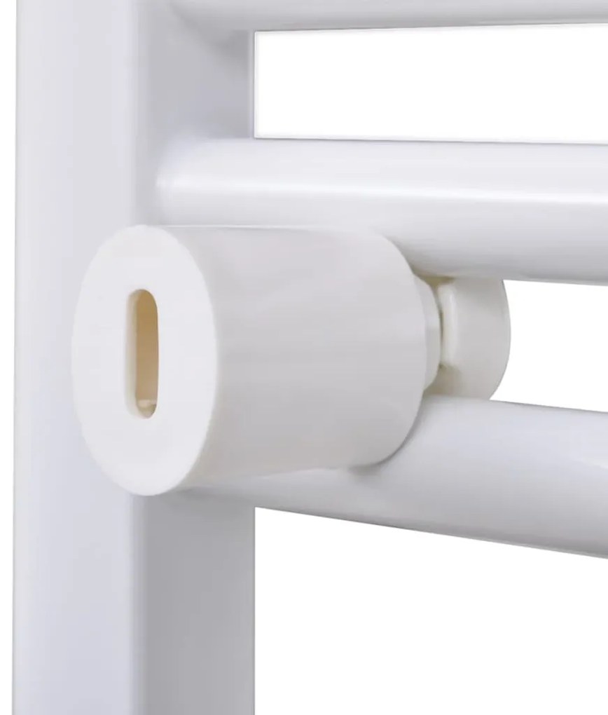 Aquecedor toalhas banheiro curvo 500 x 1160 mm conector lateral e cent