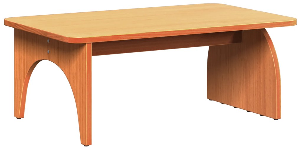 Mesa de centro Castanho-mel 80 x 50 x 31 cm