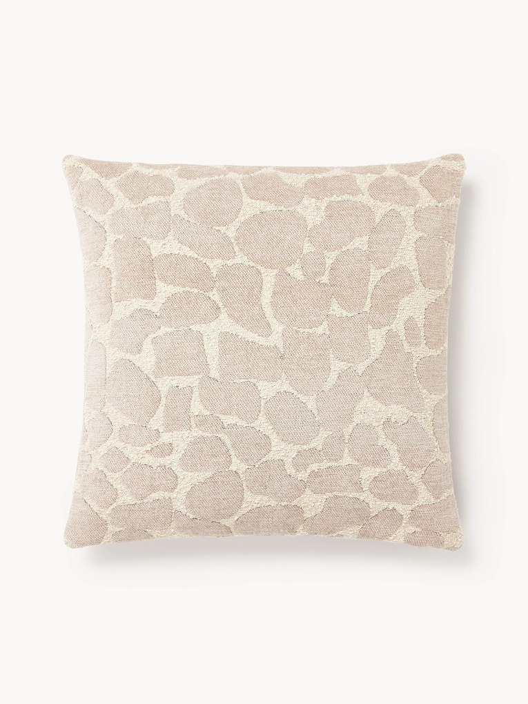 Capa de almofada de bouclé e chenille Nenda