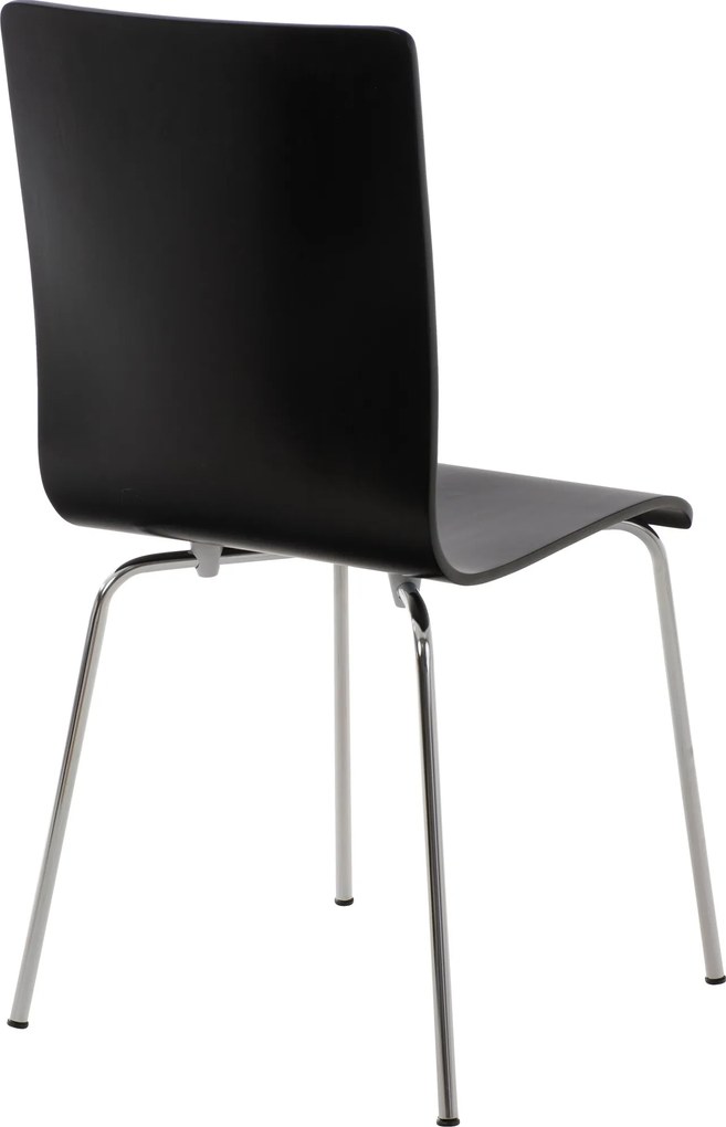 Conjunto de 2 cadeiras de cozinha e sala de jantar Pepe 43 x 87 x 47 cm Preto