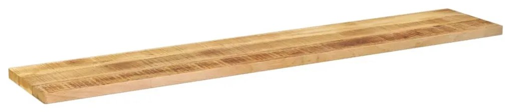 Tampo de mesa retangular 180x20x3,8 cm mangueira áspera maciça