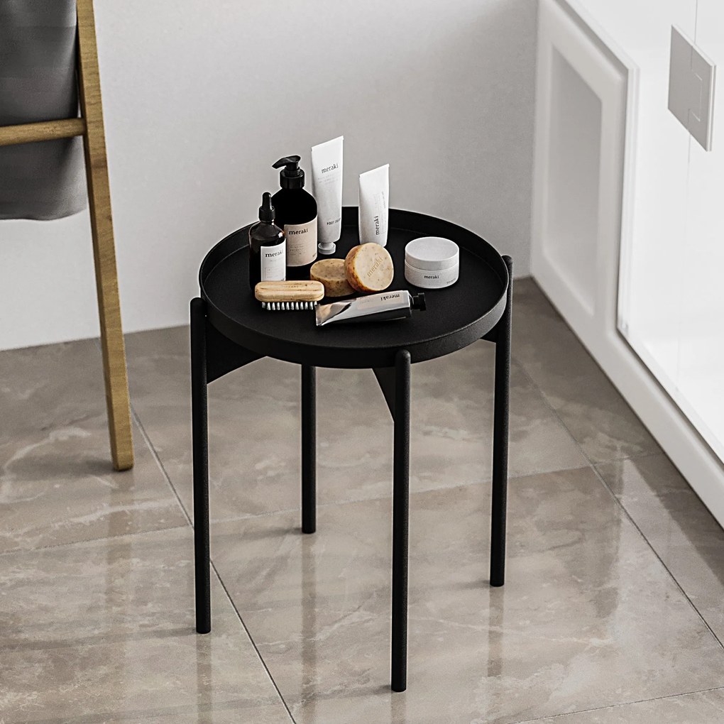 Mesa de Centro Shb-002-A – Preto – 44x57x44 cm | Tribo Home