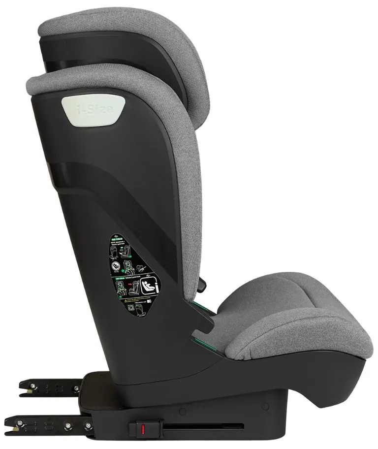 Cadeira Auto Bebé 100-150 cm i-Scout i-SIZE Cinzento claro