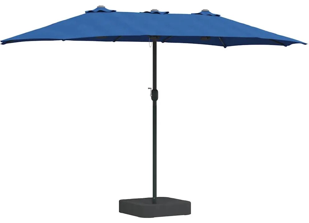 Guarda-sol de Jardim Azul 385 x 209 x 244 cm tecido