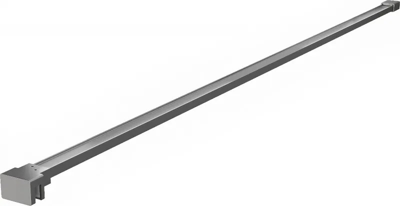 Mexen suporte simples para divisória de duche 6-8 mm, gun metal - 800-01-95