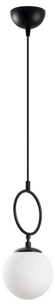 Candeeiro de Teto Ring – Preto – 15 cm x 127 cm
