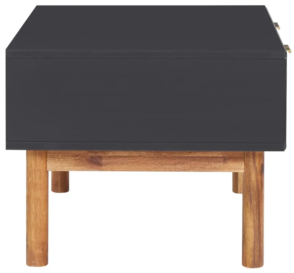 Mesa de centro 90x50x40 cm madeira de acácia maciça e MDF