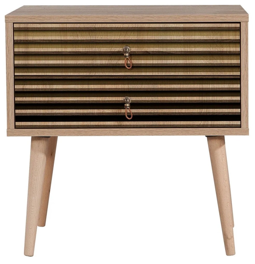 Mesa de Cabeceira Two – Carvalho Sonoma – 60 cm x 61 cm x 40 cm