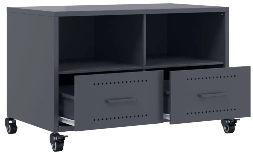 Móvel de TV 68x39x43,5 cm aço antracite