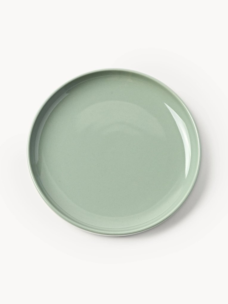 Pratos de pequeno-almoço em porcelana Nessa, conjunto de 4