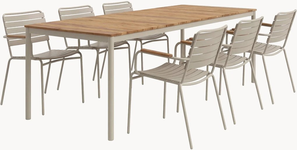 Conjunto de mobiliário de jardim Mood Nova, conjunto de 7