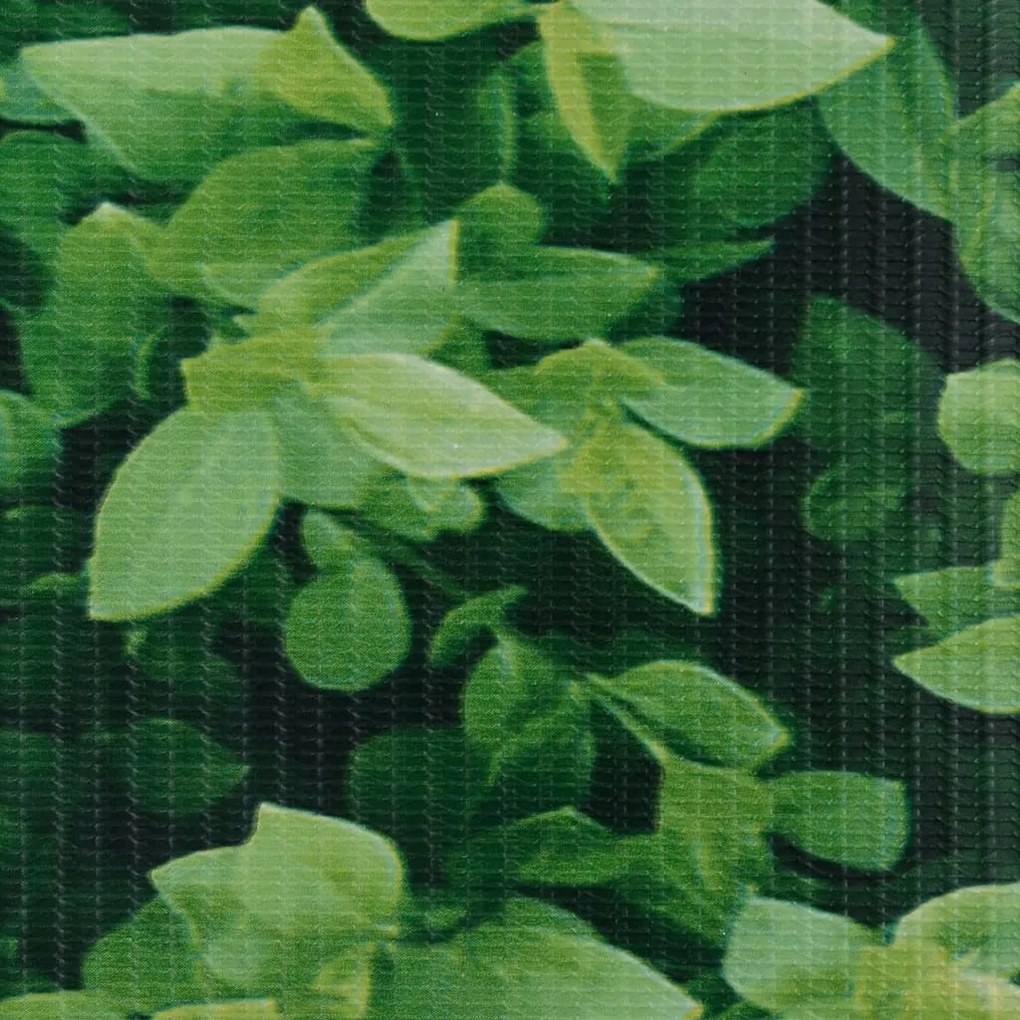 4 pcs painéis de privacidade para jardim 35x0,19 m PVC verde