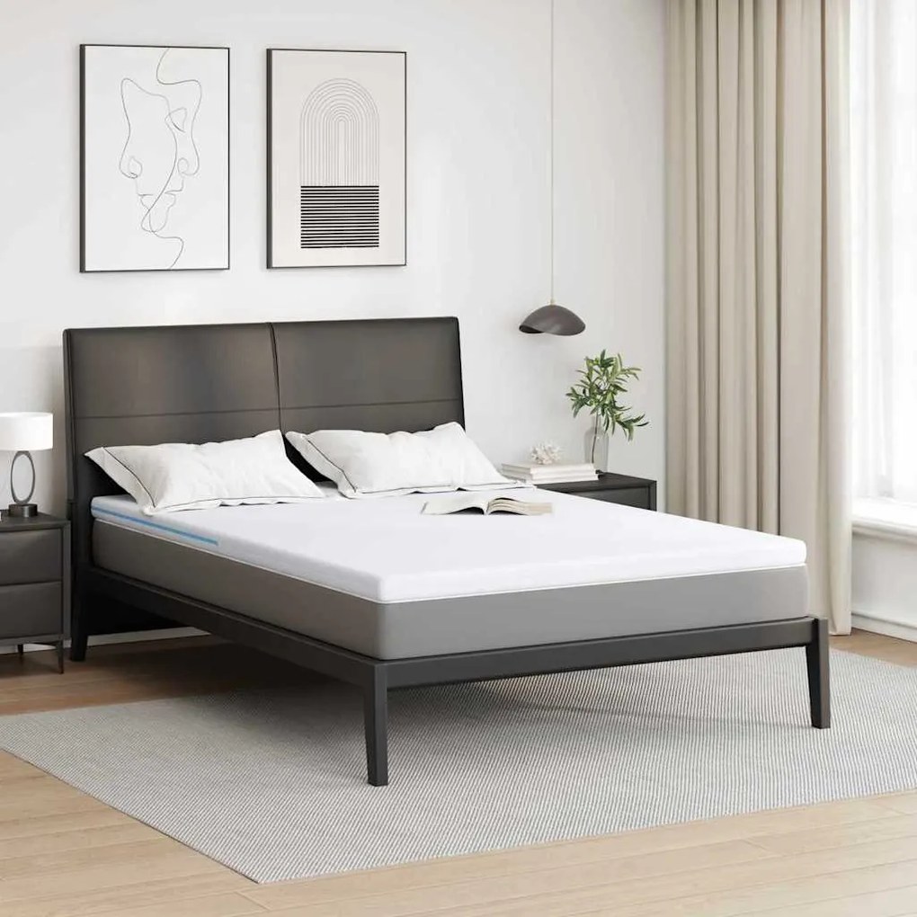 vidaXL Protetores de Colchão Branco 160 x 200 cm