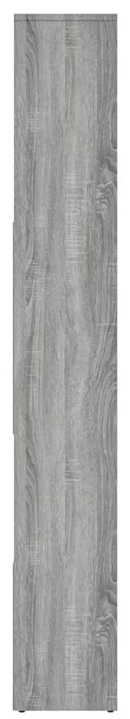 Estante 67x24x161 cm derivados de madeira sonoma cinza