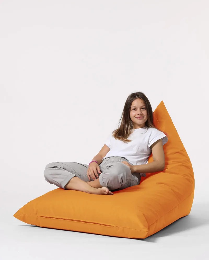 Pufe de Jardim Pyramid Big Bed – Laranja – 145x35x90 cm | Tribo Home
