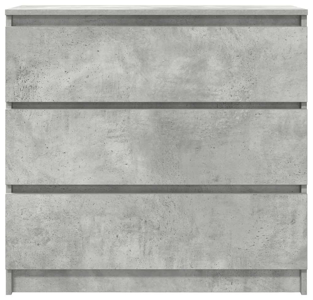 Aparador 80x35x76 cm derivados de madeira cinzento cimento